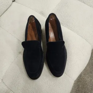 Aquatalia Leather Suede Loafers