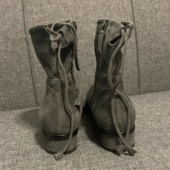 Aquatalia Lisa Weatherproof Suede Slouch Boots