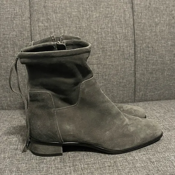 Aquatalia Lisa Weatherproof Suede Slouch Boots