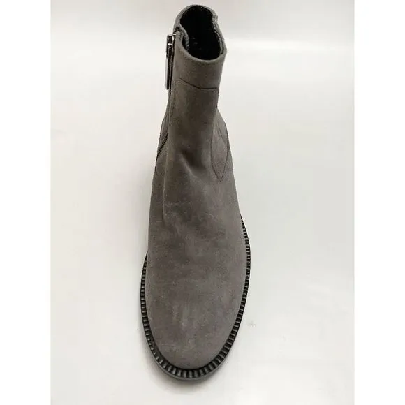 Aquatalia  Women's Oribella Size 6.5 Gray Weatherproof  Suede Ankle Boots NEW