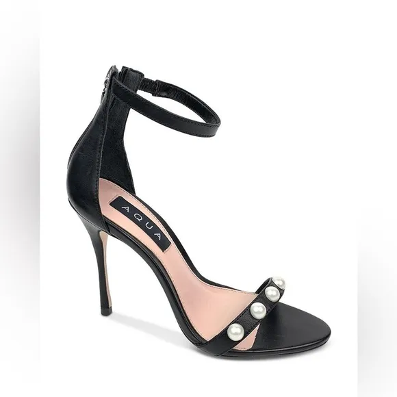AQUAWomen's Pearl Ankle Strap High Heel Sandals - 100% Exclusive