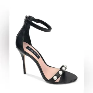 AQUAWomen's Pearl Ankle Strap High Heel Sandals - 100% Exclusive