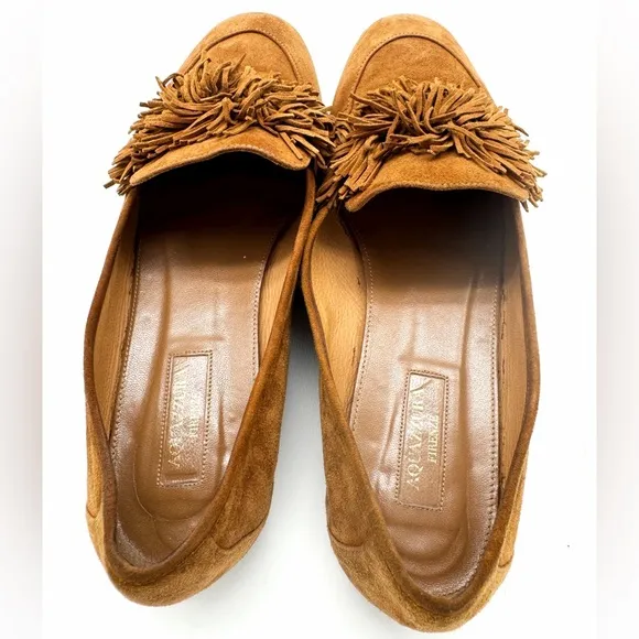 Aquazzura Wild Thing Fringe Loafers