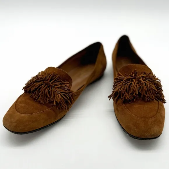 Aquazzura Wild Thing Fringe Loafers