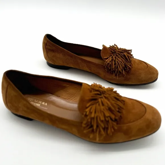 Aquazzura Wild Thing Fringe Loafers