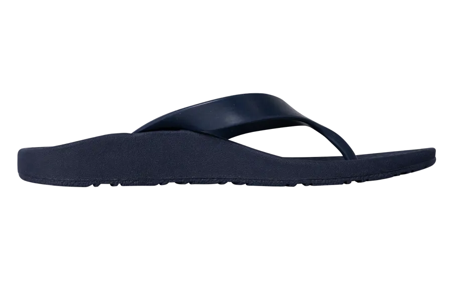 Archline Orthotic Flip Flops - Navy