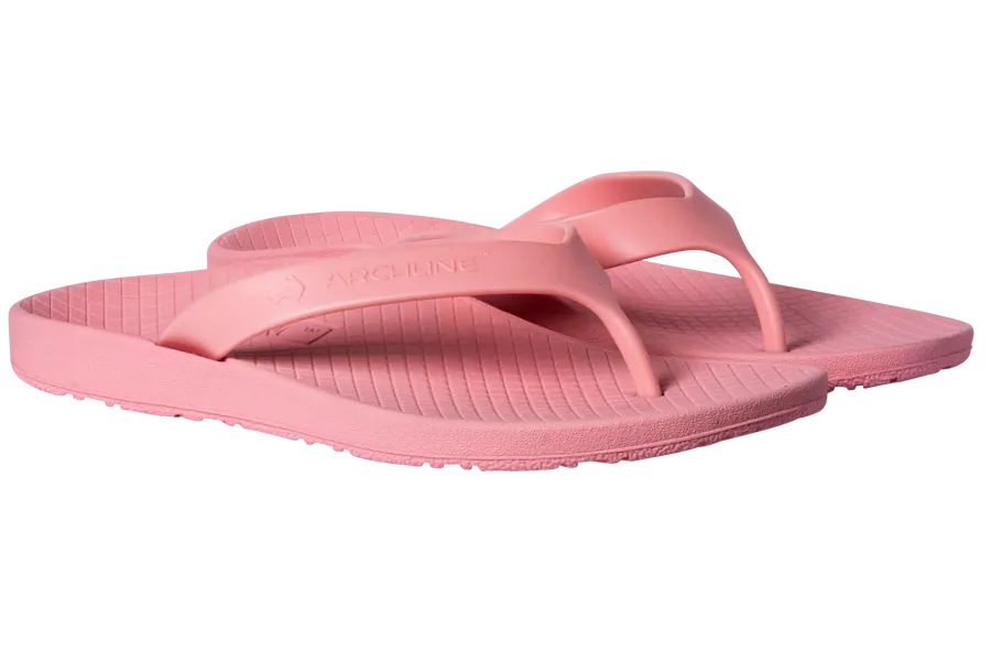 Archline Orthotic Flip Flops - Pink