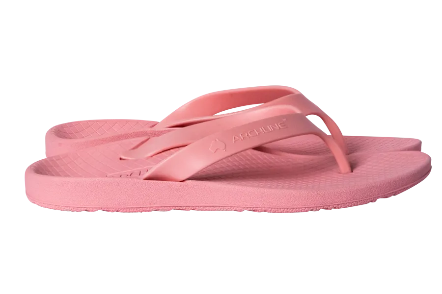 Archline Orthotic Flip Flops - Pink
