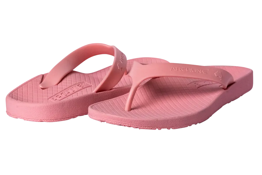 Archline Orthotic Flip Flops - Pink