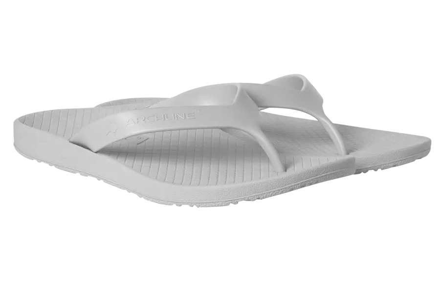 Archline Orthotic Flip Flops - White