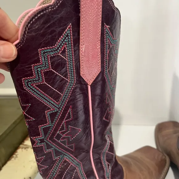 Ariat 10031429 Womens Jackpot Square Toe Boots Western Cowboy Rodeo Size 6.5 B