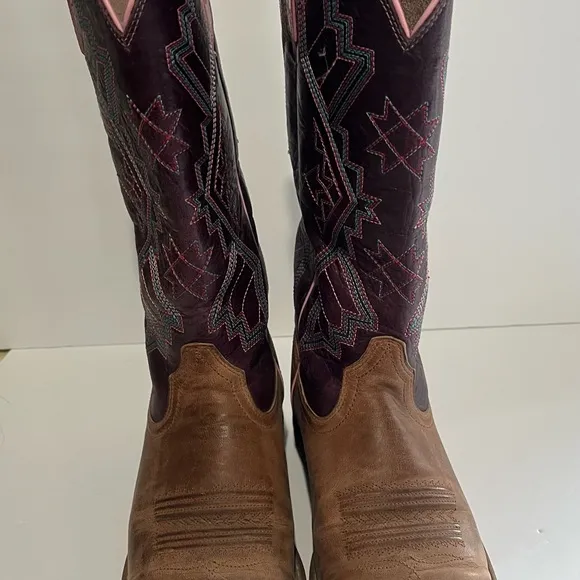 Ariat 10031429 Womens Jackpot Square Toe Boots Western Cowboy Rodeo Size 6.5 B