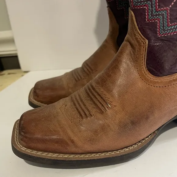 Ariat 10031429 Womens Jackpot Square Toe Boots Western Cowboy Rodeo Size 6.5 B