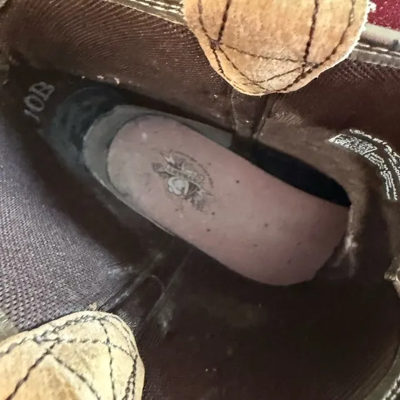 Ariat Brown and Burgundy Western Boots sz 10