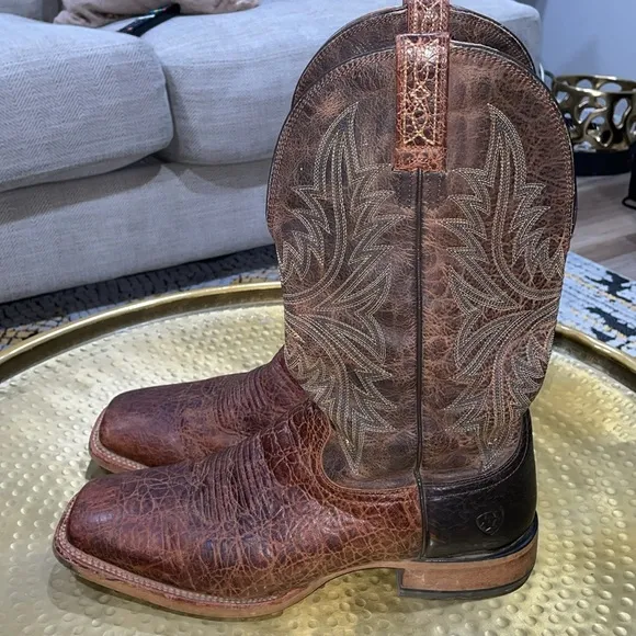 Ariat Brown Cowhand Adobe Clay Boots