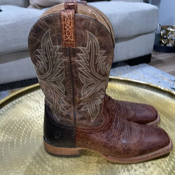 Ariat Brown Cowhand Adobe Clay Boots