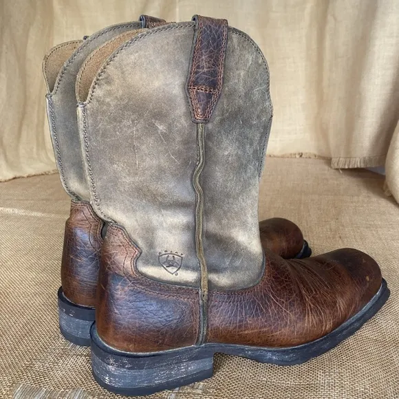 Ariat Men’s Rambler Distressed Western Slip on Boots