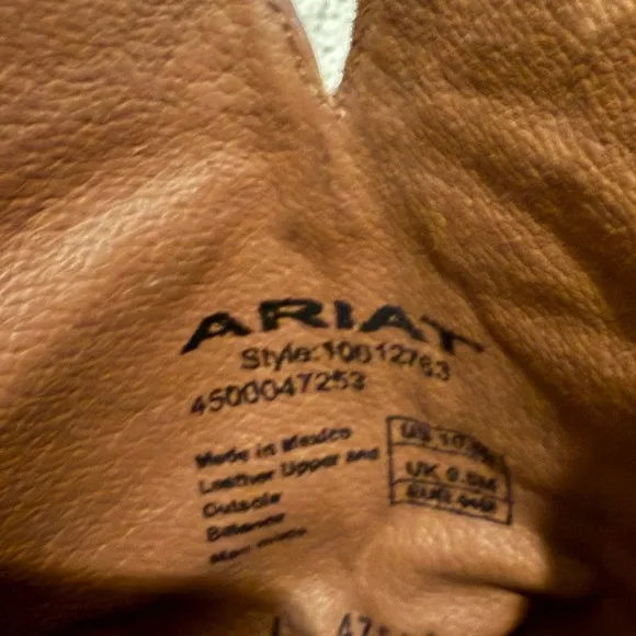 Ariat Men's Turnback Western Boots - Brown Size 10.5