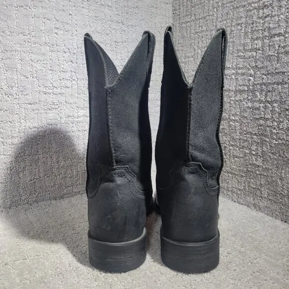 Ariat Rambler Men’s Size 9D US Black Leather Western Cowboy Boots 10009591