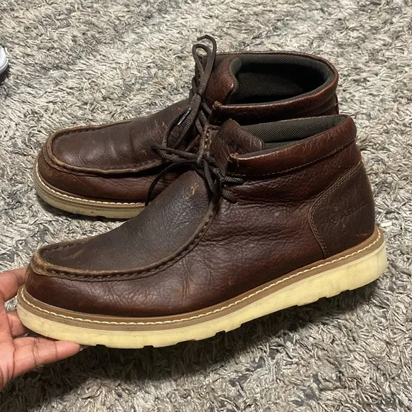 Ariat Recon Country Men's Brown Leather lace Boots sz 12D