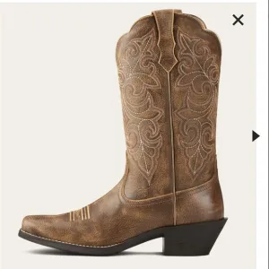 Ariat Round Up Square Toe Western Boot Women’s Healed Cowgirl 🤠 Country Sz 8