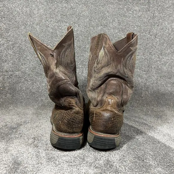 Ariat Square Toe Composite Toe Brown Work Boots 10017416 Mens Size 13 D