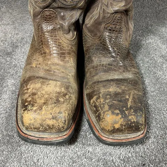 Ariat Square Toe Composite Toe Brown Work Boots 10017416 Mens Size 13 D