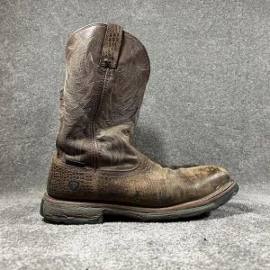 Ariat Square Toe Composite Toe Brown Work Boots 10017416 Mens Size 13 D