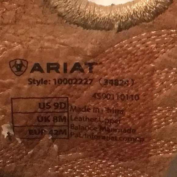 Ariat Western Boots Mens Brown Leather Cowboy 34824 Rodeo Ranchwear Southwestern