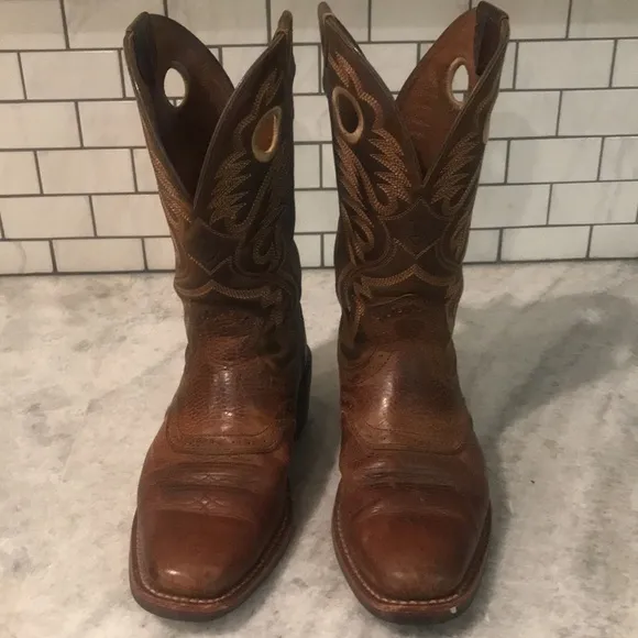 Ariat Western Boots Mens Brown Leather Cowboy 34824 Rodeo Ranchwear Southwestern
