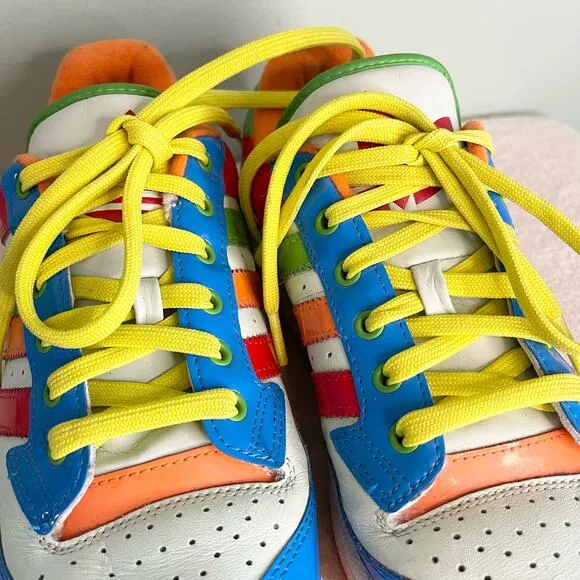 as Men’s Leather Centennial Retro Multi-Color Sneakers Size 8.5