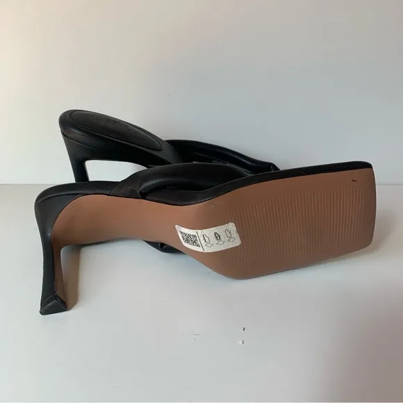 Asos Black Women’s high heels Sandals Square Front and heels Size 9