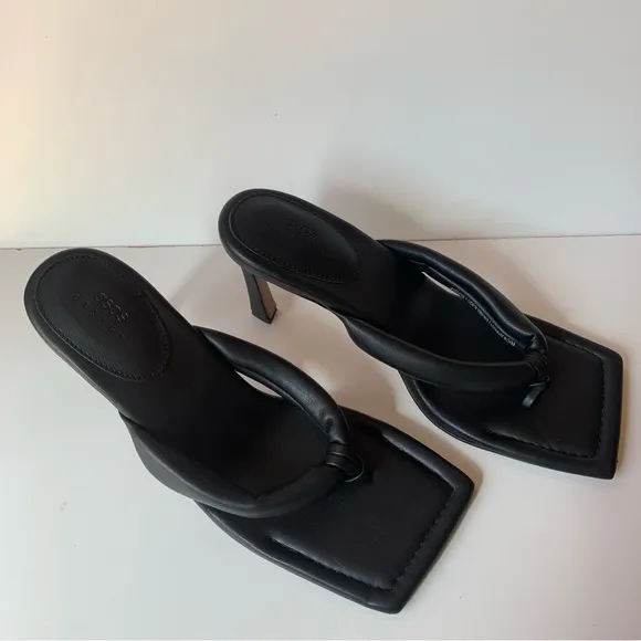 Asos Black Women’s high heels Sandals Square Front and heels Size 9