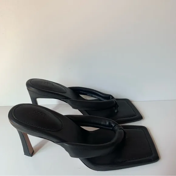 Asos Black Women’s high heels Sandals Square Front and heels Size 9