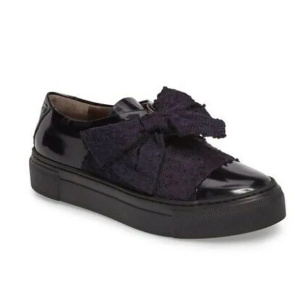 Attilio Giusti Leombruni Bow Chunky Platform Loafers Shoe 381/2