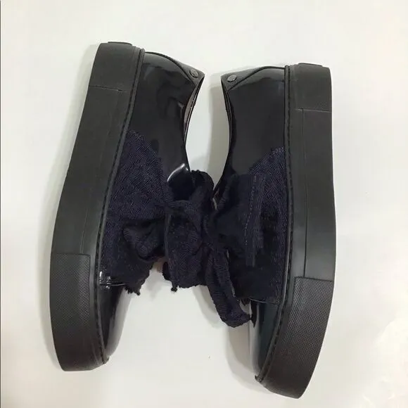 Attilio Giusti Leombruni Bow Chunky Platform Loafers Shoe 381/2