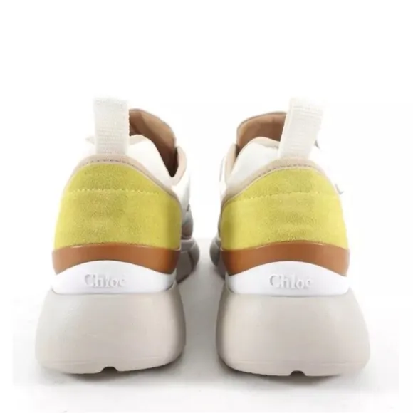 Authentic Chloe Sonnie Fashion Sneakers Sz 39 /8.5 worn once excellent condition