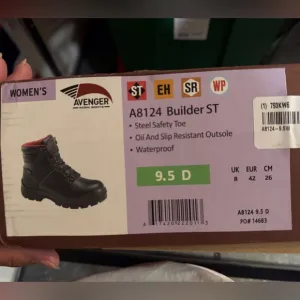 Avenger Women's Black Safety Boots