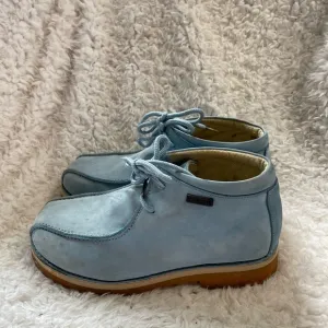 B-Boots Buffalino Mens Blue Leather suede Moc Toe Chukka Boots SZ10