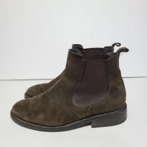 B28 Thursday Boot Company Duke Chelsea Boots Mens size 9.5 Brown Leather Suede