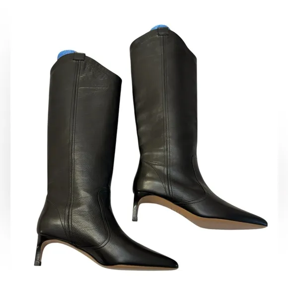 BA&amp;SH Camelia Boots Black 37 (6.5) NWOB