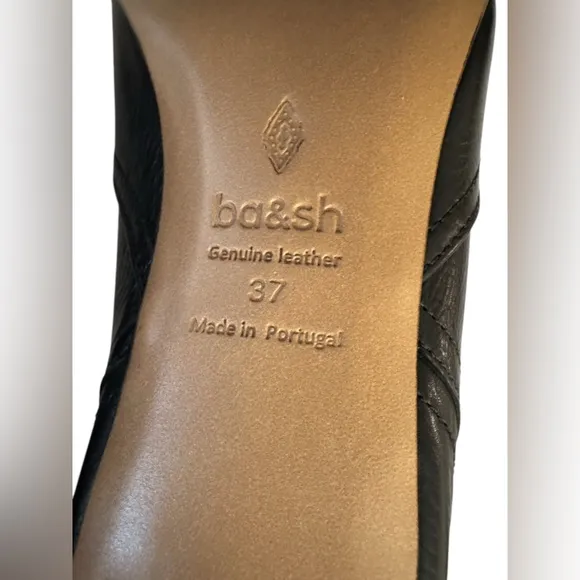 BA&amp;SH Camelia Boots Black 37 (6.5) NWOB