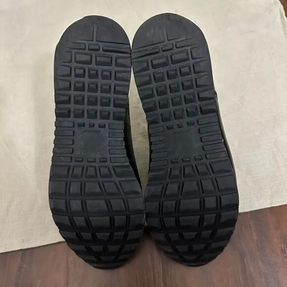 BACCO BUCCI Mens KEYLOR Fashion Sneaker Medallion Toe in Black Leather