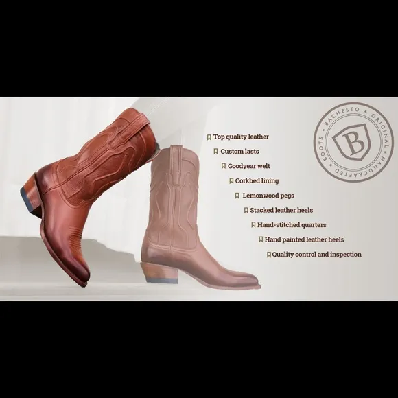 BACHESTO BOOT The William Amber(EE) classic cowboy
