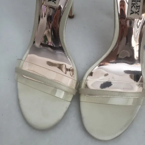 Badgley Mischka Fran Embellished Bow High-Heel Sandals