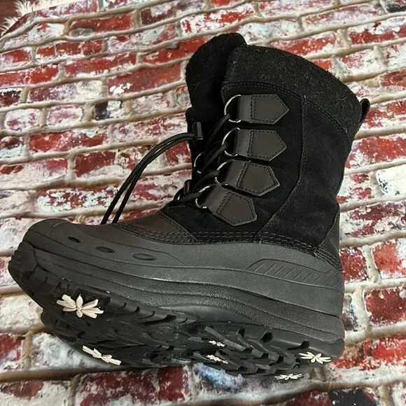 Baffin brand polar proven Black suede winter boots