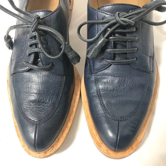 Balenciaga Paris Oxford Loafers Tie Tassel Leather