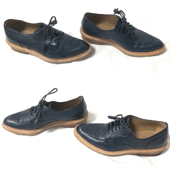 Balenciaga Paris Oxford Loafers Tie Tassel Leather