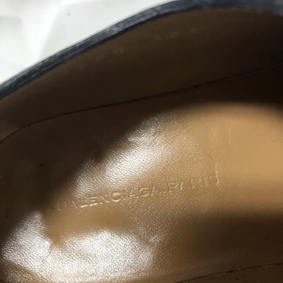 Balenciaga Paris Oxford Loafers Tie Tassel Leather