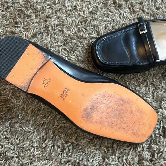 Bally Style Flex Filicaia Black Leather Loafers Made in Italy